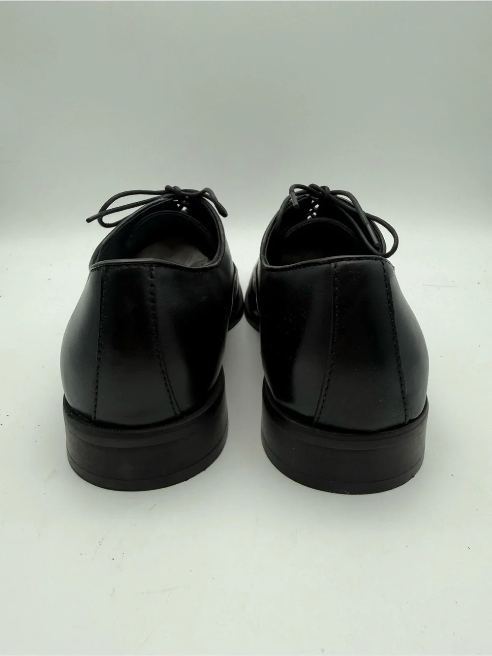 BRAND NEW Calvin Klein Garrick Black Leather Cap Toe Derby Shoes Men